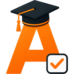 Activity Tracker application icon - orange letter A with mortarboard, the icon for the UCL STEaPP Moodle Engagement Tracker