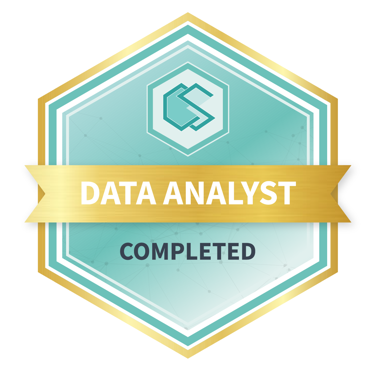 Cambridge Spark Level 4 Data Analyst qualification badge