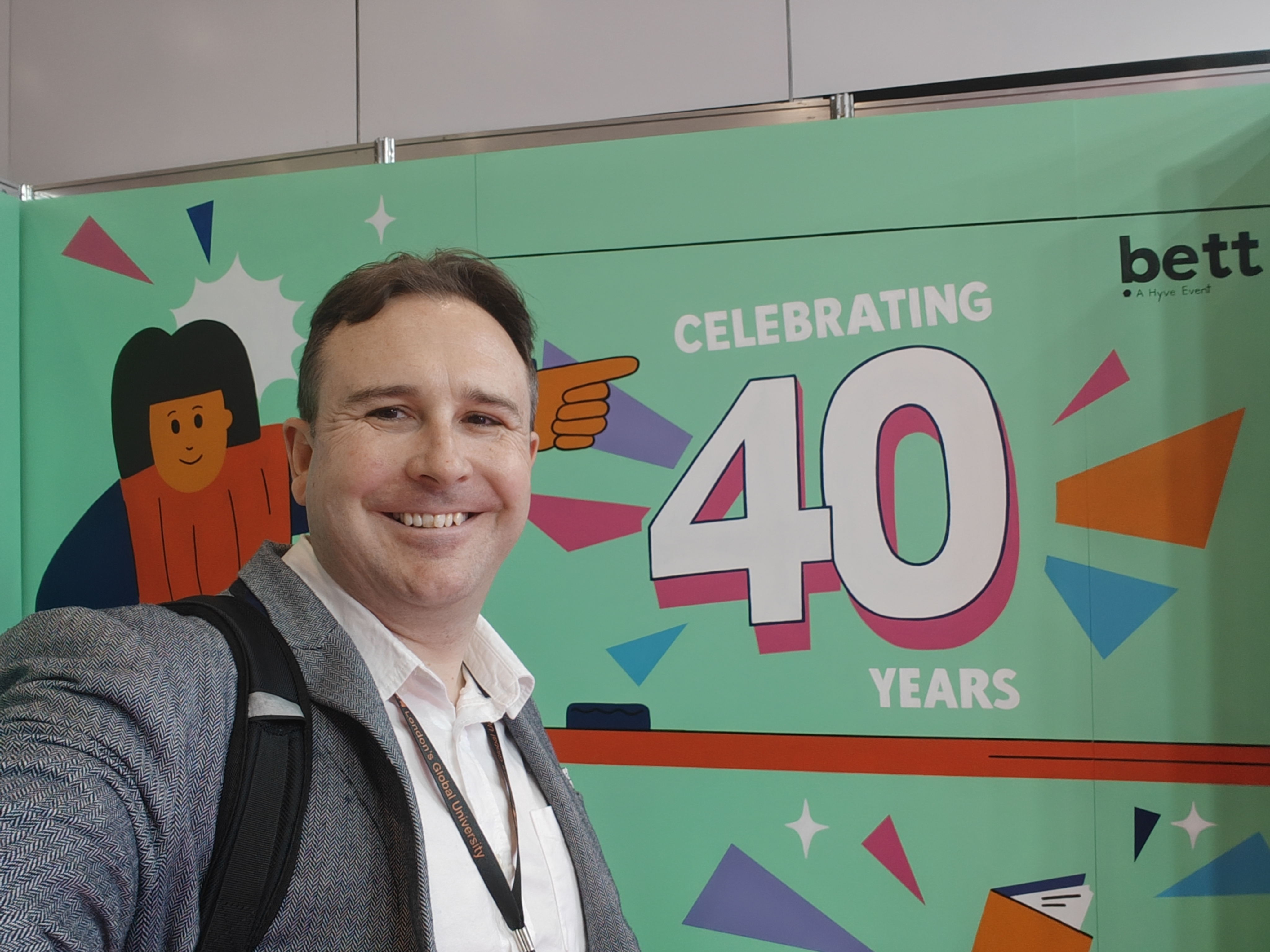 Richard Williams at BETT 2026 - education technology conference presentation